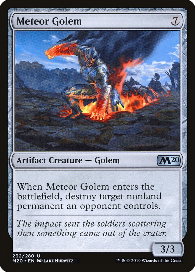 Meteor Golem [Core Set 2020] - Evolution TCG