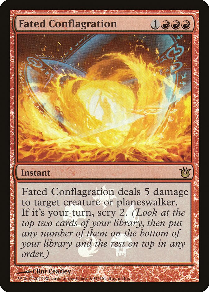 Fated Conflagration (Buy-A-Box) [Born of the Gods Promos] - Evolution TCG