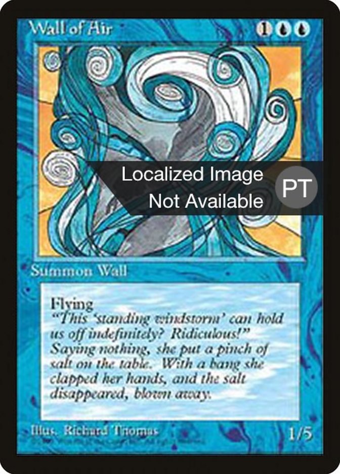 Wall of Air [Fourth Edition (Foreign Black Border)] - Evolution TCG