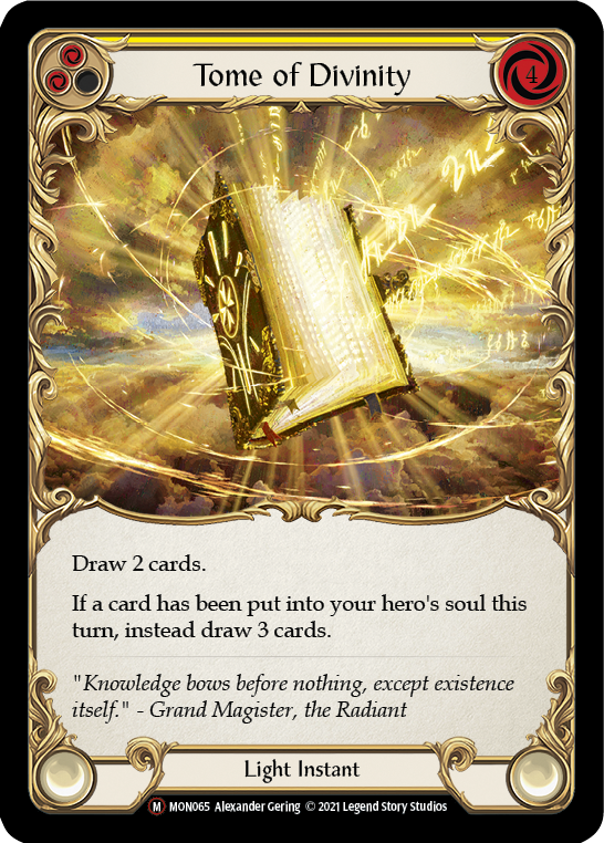 Tome of Divinity [U-MON065] (Monarch Unlimited)  Unlimited Normal - Evolution TCG