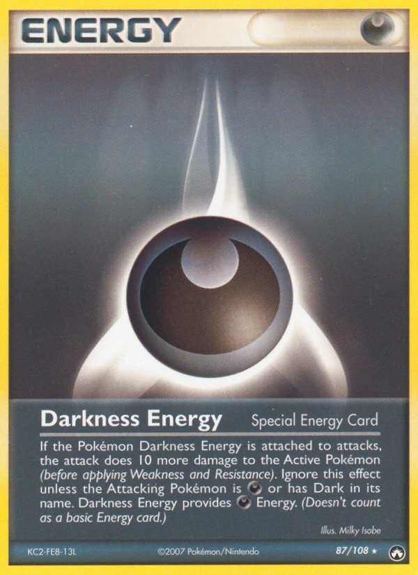 Darkness Energy (87/108) [EX: Power Keepers] - Evolution TCG