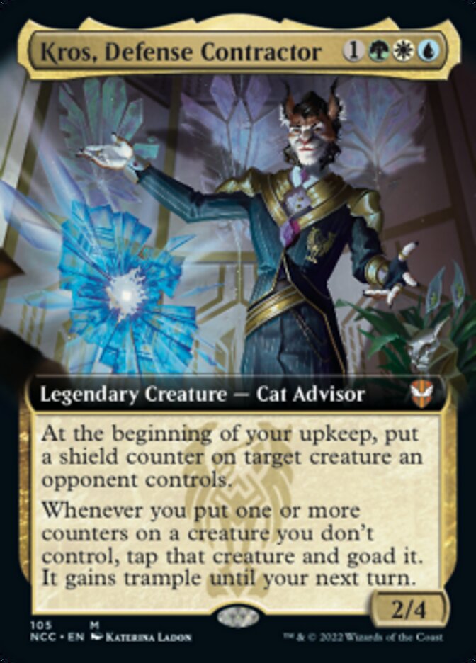 Kros, Defense Contractor (Extended Art) [Streets of New Capenna Commander] - Evolution TCG
