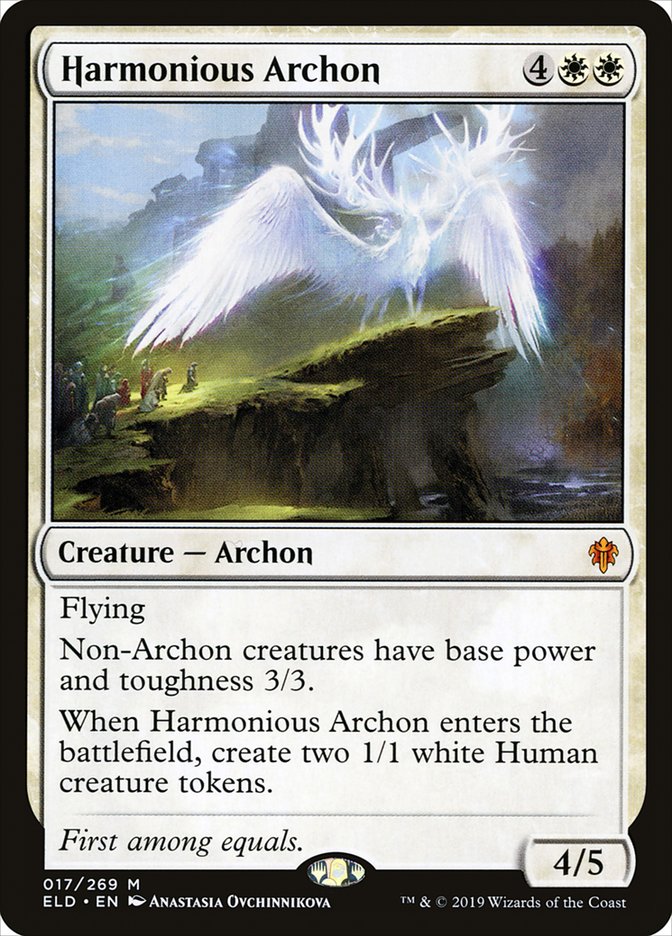 Harmonious Archon [Throne of Eldraine] - Evolution TCG