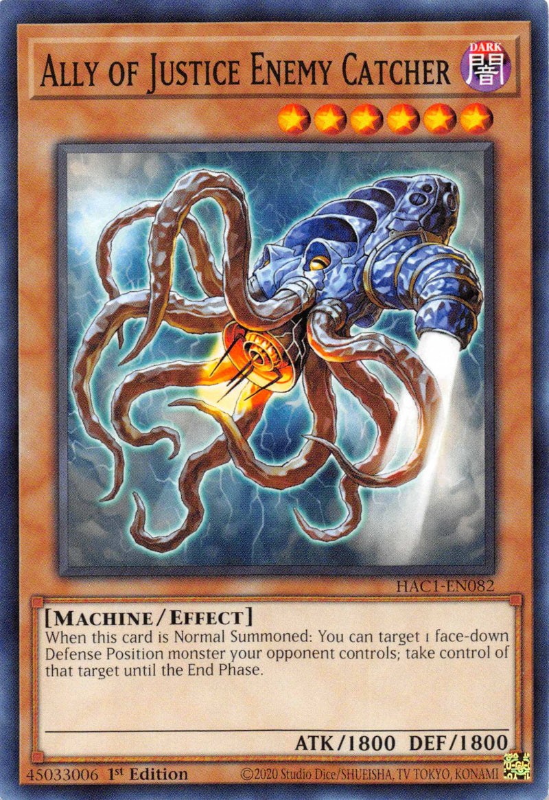Ally of Justice Enemy Catcher [HAC1-EN082] Common - Evolution TCG