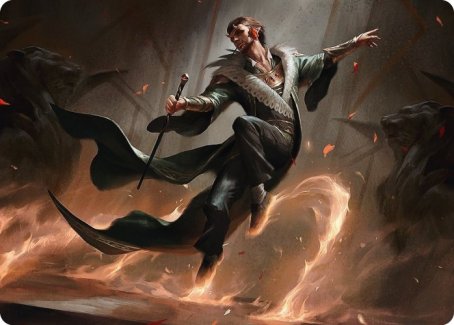 Fleetfoot Dancer Art Card [Streets of New Capenna Art Series] - Evolution TCG