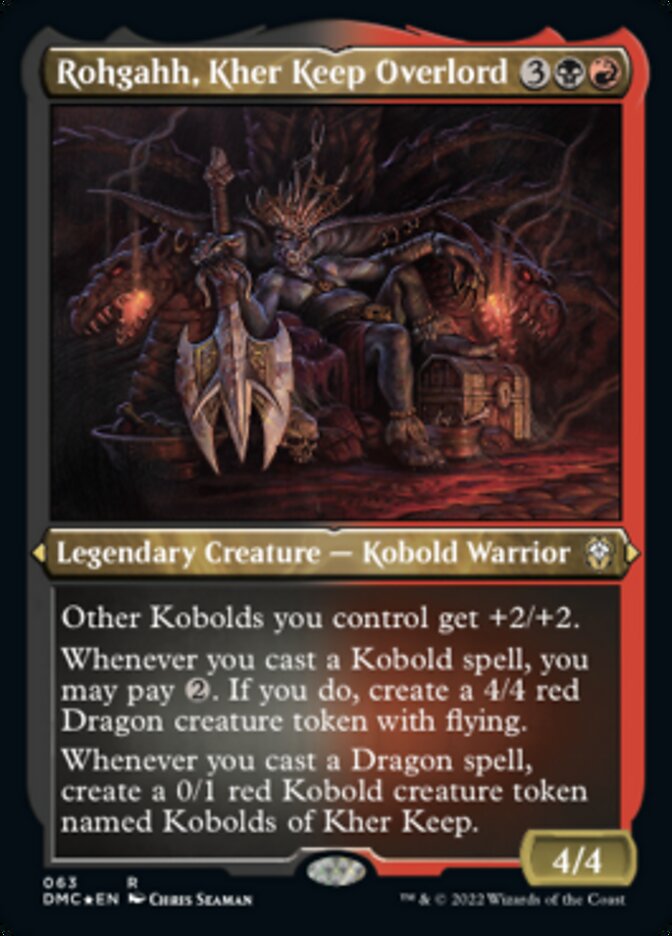 Rohgahh, Kher Keep Overlord (Foil Etched) [Dominaria United Commander] - Evolution TCG