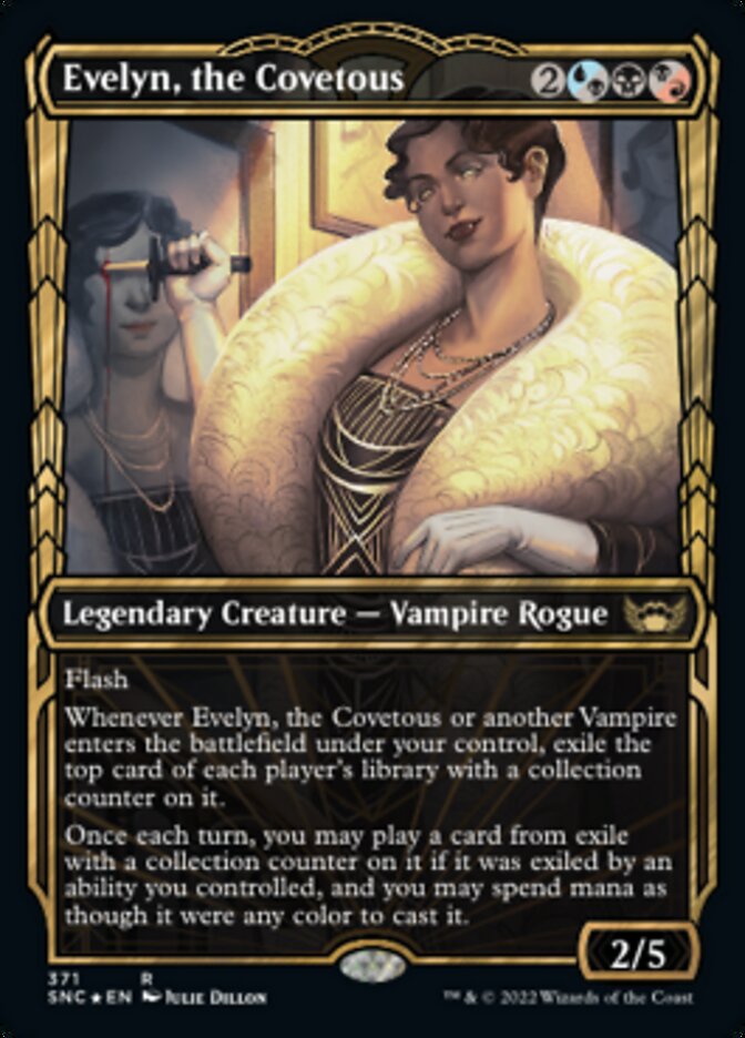 Evelyn, the Covetous (Showcase Golden Age Gilded Foil) [Streets of New Capenna] - Evolution TCG