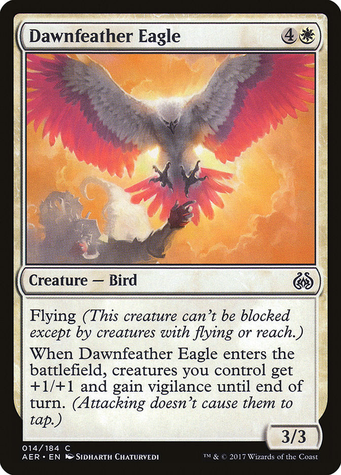 Dawnfeather Eagle (Intro Pack) [Aether Revolt Promos] - Evolution TCG