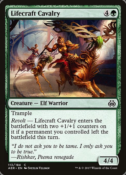 Lifecraft Cavalry [Aether Revolt] - Evolution TCG