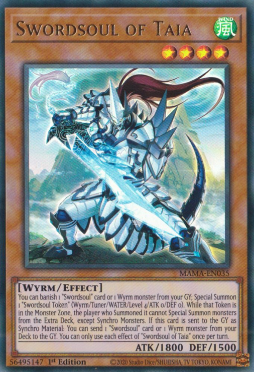 Swordsoul of Taia [MAMA-EN035] Ultra Rare - Evolution TCG