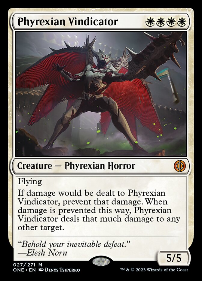 Phyrexian Vindicator [Phyrexia: All Will Be One] - Evolution TCG