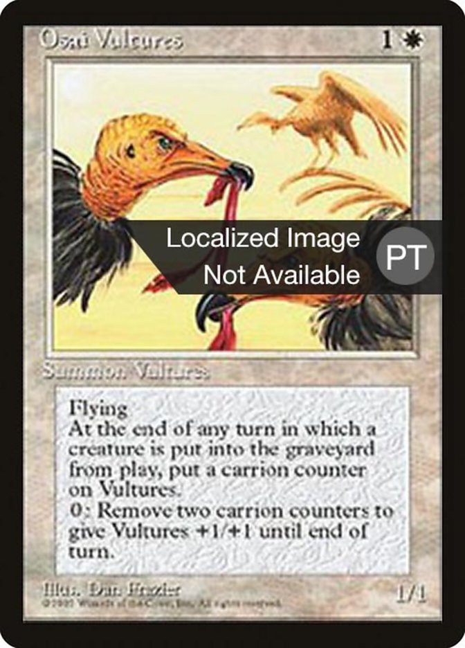 Osai Vultures [Fourth Edition (Foreign Black Border)] - Evolution TCG