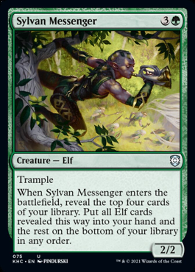 Sylvan Messenger [Kaldheim Commander] - Evolution TCG