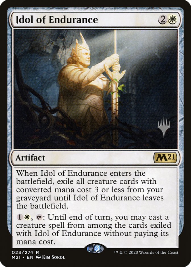 Idol of Endurance (Promo Pack) [Core Set 2021 Promos] - Evolution TCG