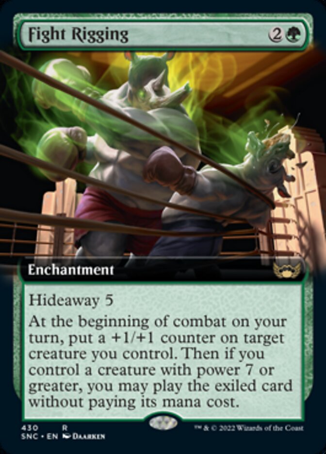 Fight Rigging (Extended Art) [Streets of New Capenna] - Evolution TCG