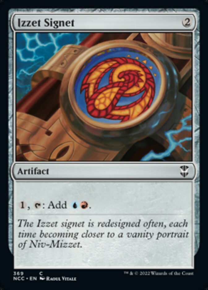 Izzet Signet [Streets of New Capenna Commander] - Evolution TCG