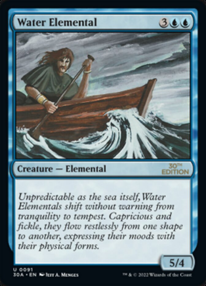 Water Elemental [30th Anniversary Edition] - Evolution TCG