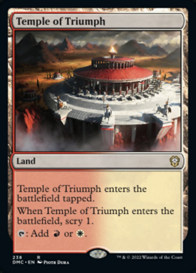 Temple of Triumph [Dominaria United Commander] - Evolution TCG