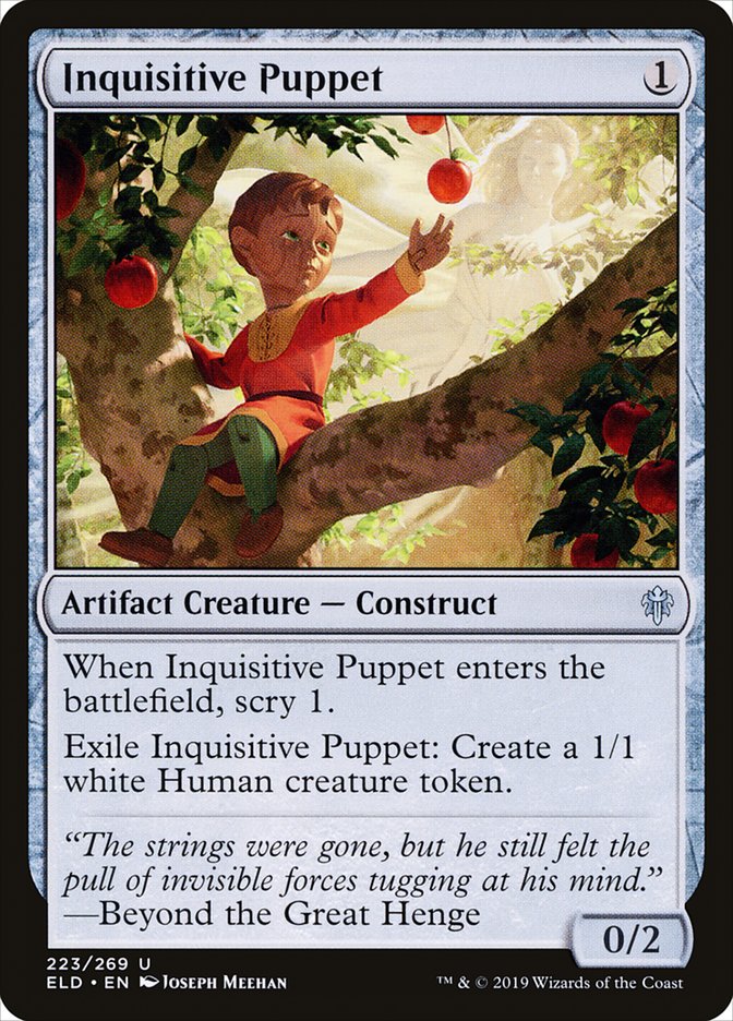 Inquisitive Puppet [Throne of Eldraine] - Evolution TCG