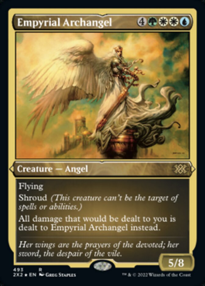 Empyrial Archangel (Foil Etched) [Double Masters 2022] - Evolution TCG