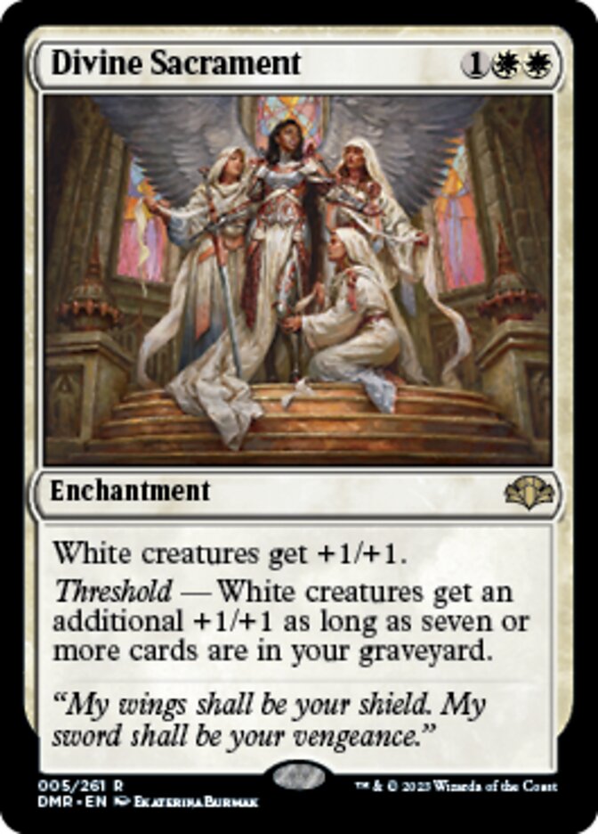 Divine Sacrament [Dominaria Remastered] - Evolution TCG