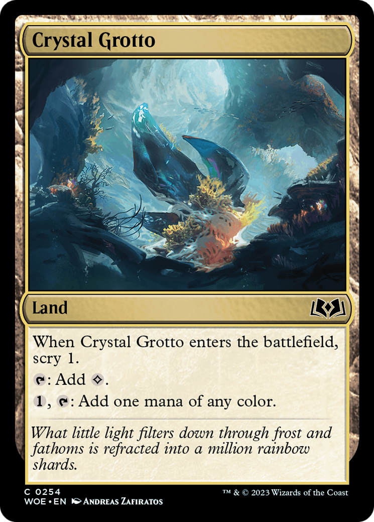 Crystal Grotto [Wilds of Eldraine] - Evolution TCG