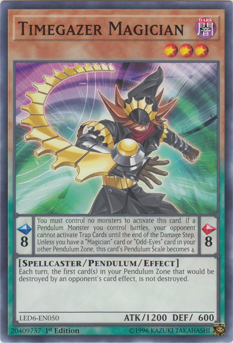 Timegazer Magician [LED6-EN050] Common - Evolution TCG