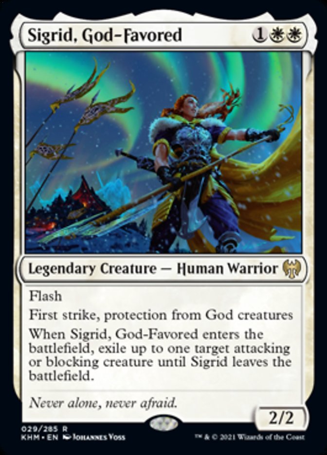 Sigrid, God-Favored [Kaldheim] - Evolution TCG