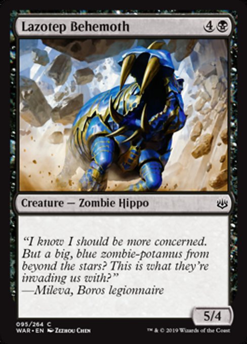 Lazotep Behemoth [War of the Spark] - Evolution TCG