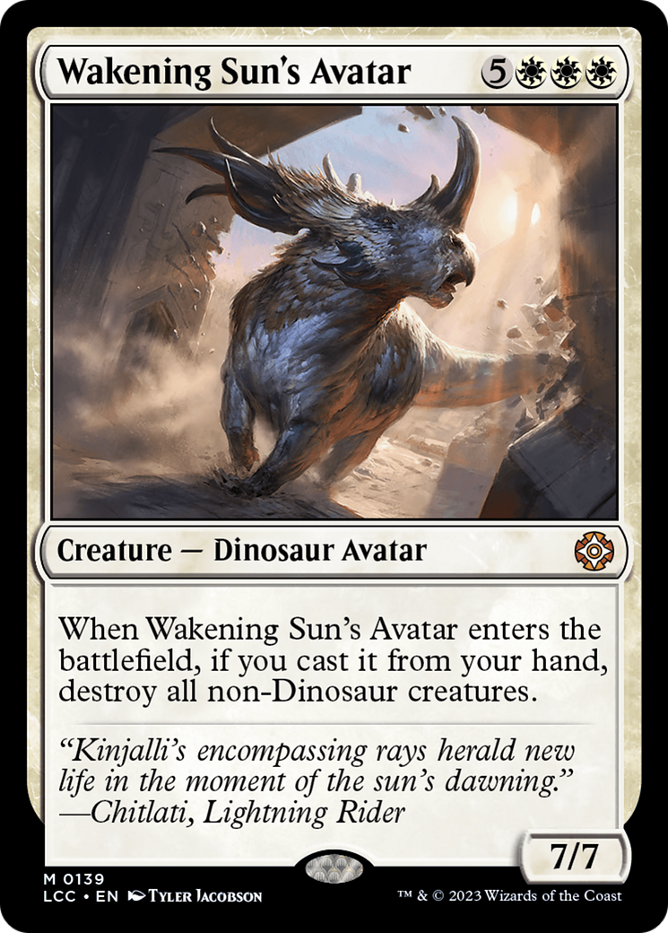Wakening Sun's Avatar [The Lost Caverns of Ixalan Commander] - Evolution TCG