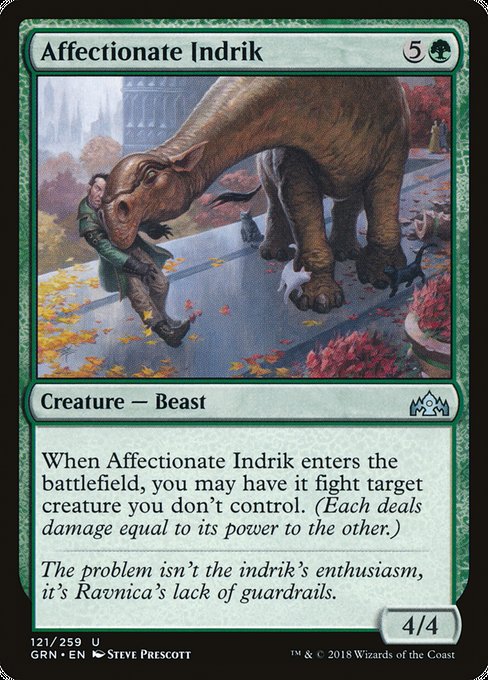 Affectionate Indrik [Guilds of Ravnica] - Evolution TCG