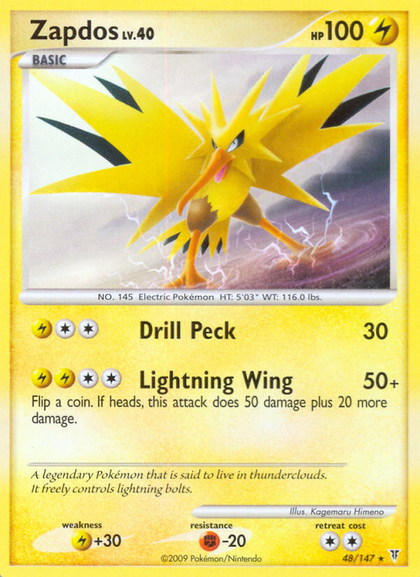 Zapdos (48/147) [Platinum: Supreme Victors] - Evolution TCG