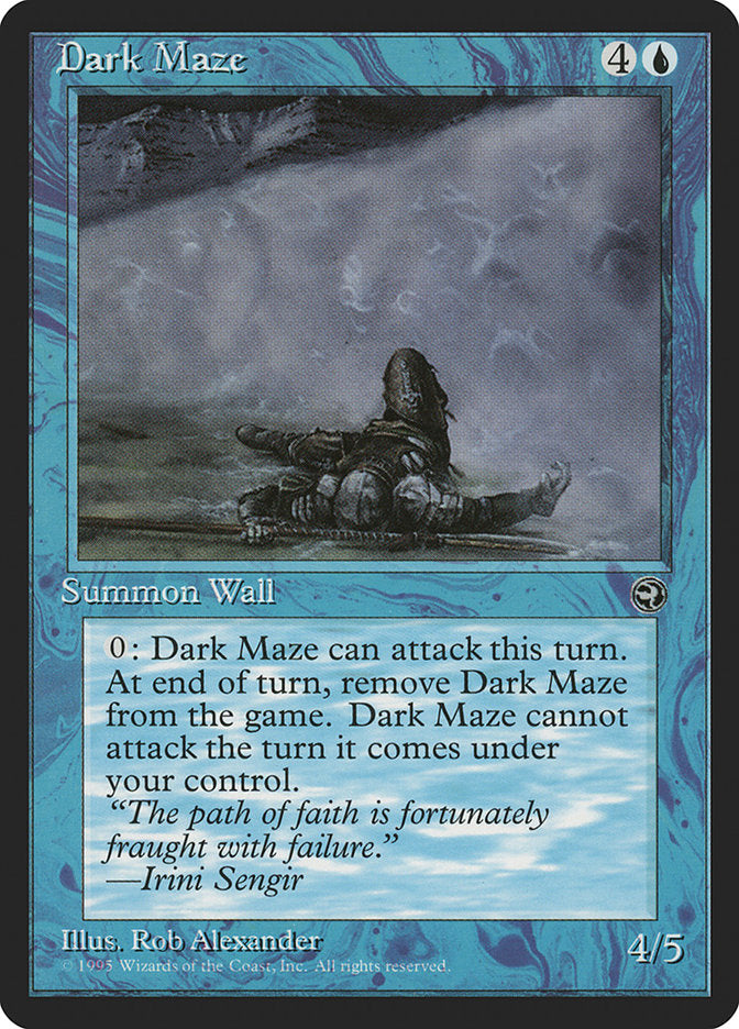 Dark Maze (Irini Sengir Flavor Text) [Homelands] - Evolution TCG