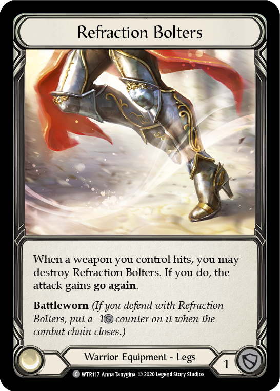 Refraction Bolters [U-WTR117] (Welcome to Rathe Unlimited)  Unlimited Rainbow Foil - Evolution TCG