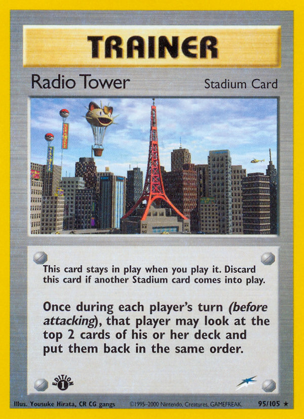 Radio Tower (95/105) [Neo Destiny 1st Edition] - Evolution TCG