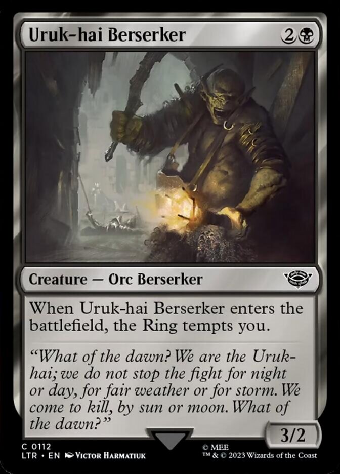 Uruk-hai Berserker [The Lord of the Rings: Tales of Middle-Earth] - Evolution TCG