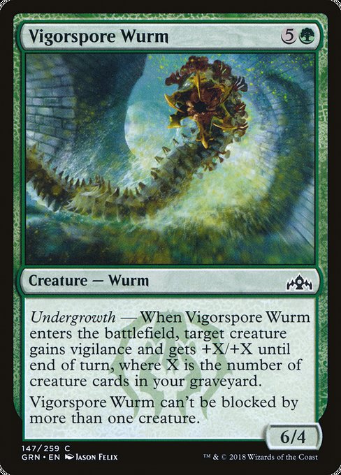 Vigorspore Wurm [Guilds of Ravnica] - Evolution TCG