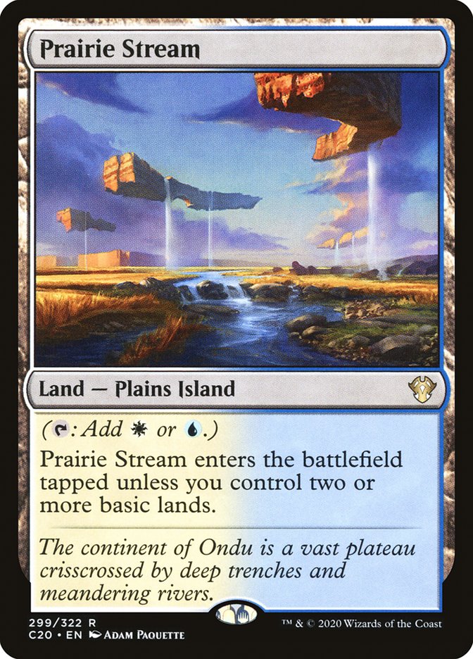 Prairie Stream [Commander 2020] - Evolution TCG