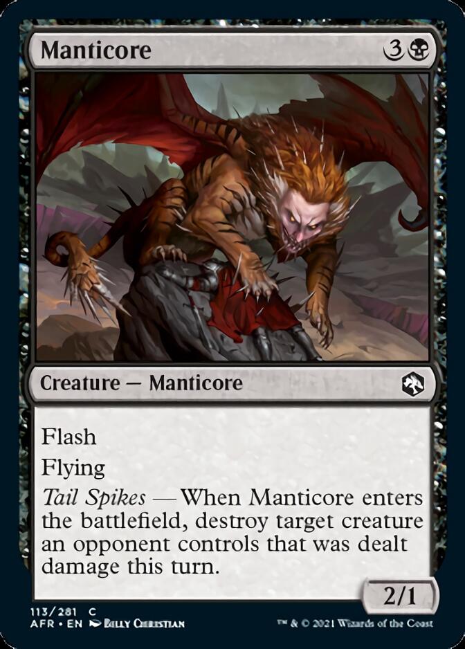 Manticore [Dungeons & Dragons: Adventures in the Forgotten Realms] - Evolution TCG