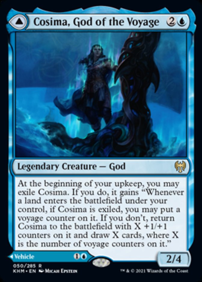 Cosima, God of the Voyage // The Omenkeel [Kaldheim] - Evolution TCG