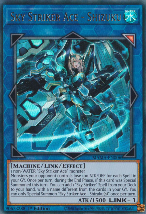 Sky Striker Ace - Shizuku [MAMA-EN006] Ultra Rare - Evolution TCG