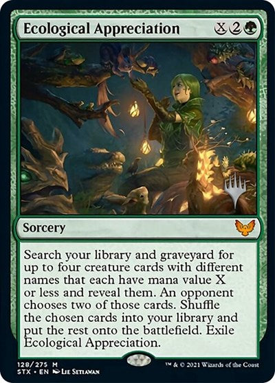 Ecological Appreciation (Promo Pack) [Strixhaven: School of Mages Promos] - Evolution TCG