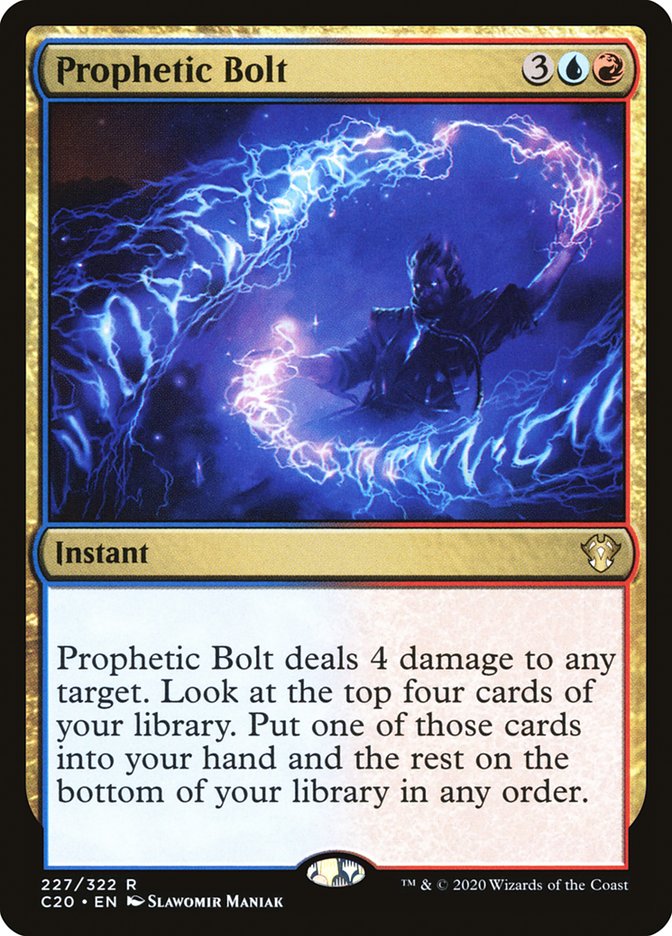 Prophetic Bolt [Commander 2020] - Evolution TCG