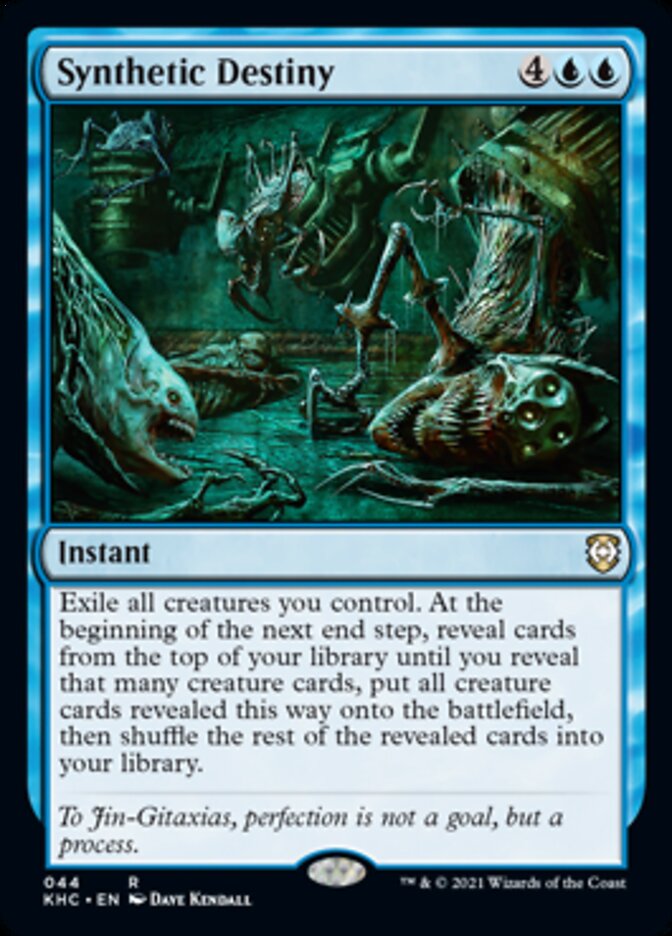 Synthetic Destiny [Kaldheim Commander] - Evolution TCG