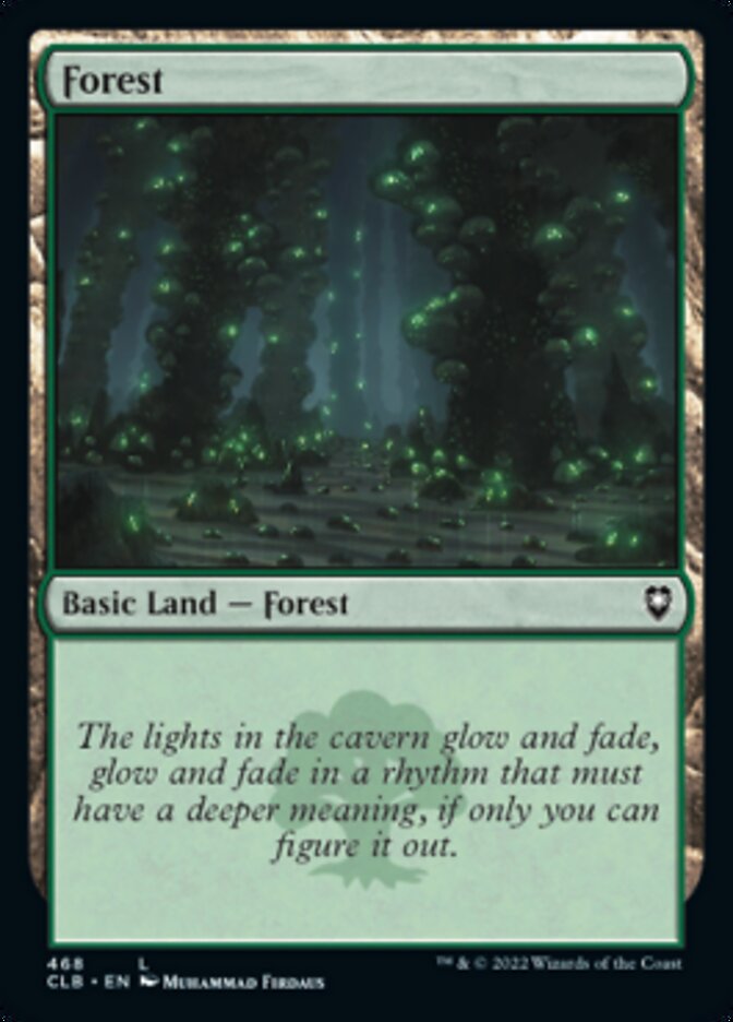 Forest (468) [Commander Legends: Battle for Baldur's Gate] - Evolution TCG