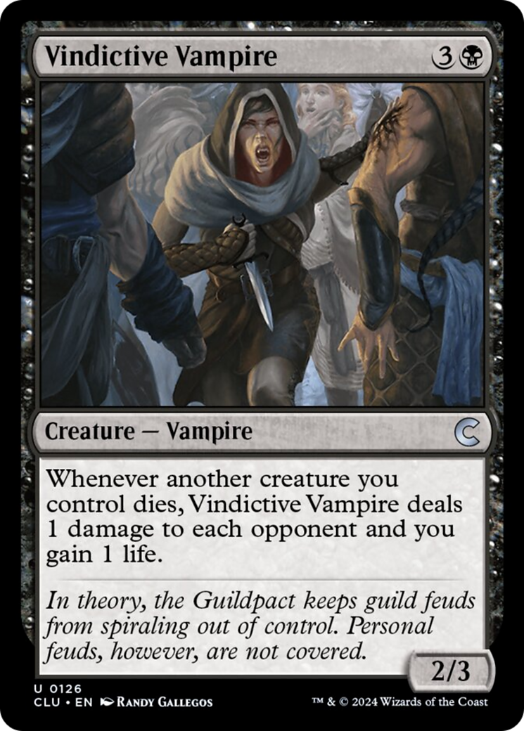 Vindictive Vampire [Ravnica: Clue Edition] - Evolution TCG