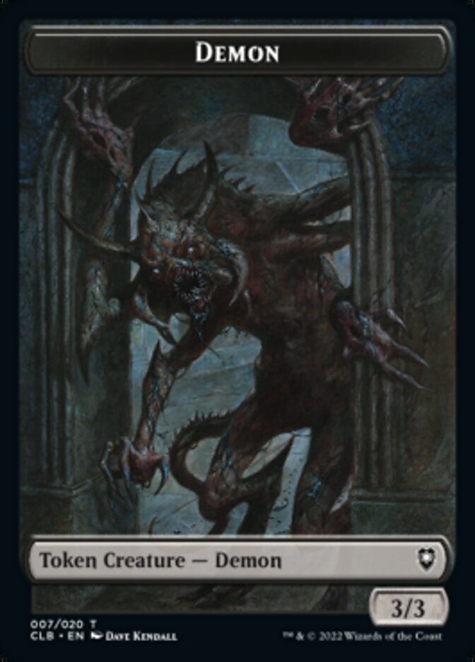 Demon Token [Commander Legends: Battle for Baldur's Gate Tokens] - Evolution TCG