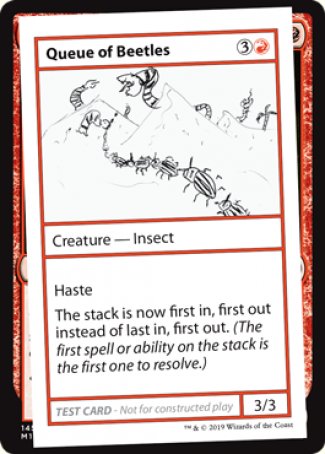 Queue of Beetles (2021 Edition) [Mystery Booster Playtest Cards] - Evolution TCG