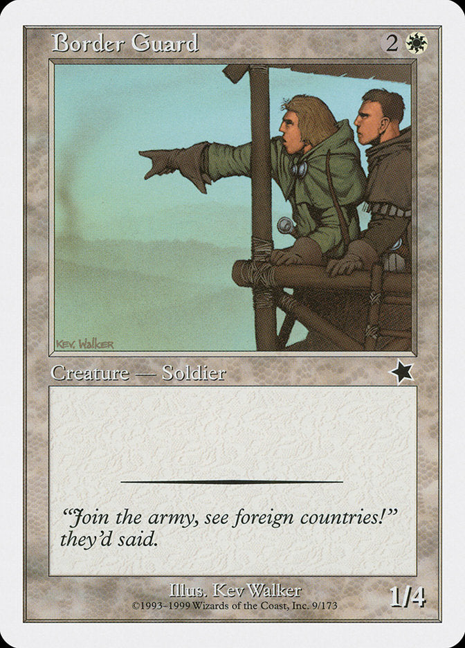 Border Guard [Starter 1999] - Evolution TCG