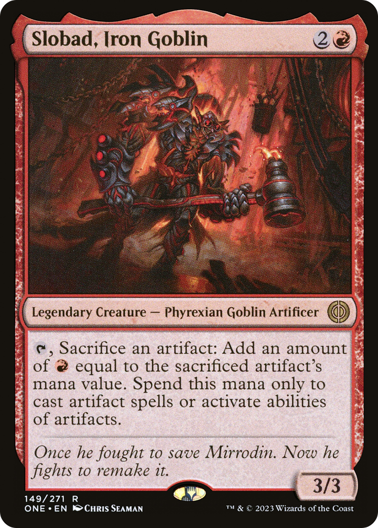 Slobad, Iron Goblin [Phyrexia: All Will Be One] - Evolution TCG